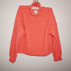 Anthropologie Women's Orange and Pink Jumper